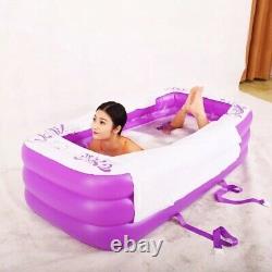 Inflatable Adult PVC Warm Bath Bathtub Foldable Indoor SPA Bathroom Tub