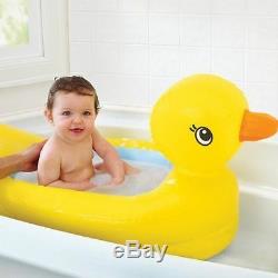 Inflatable Baby Infant Bath Tub Duck Rubber Bathroom Mini Pool Travel Bathing