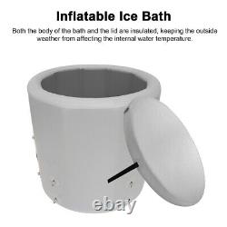 Inflatable Ice Bath Cold Plunge Spa Tubs Portable Foldable Sport E2N0