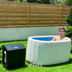 Inflatable Ice Bath Cold Plunge Spa Tubs Portable Foldable Sport J5O0