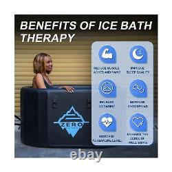 Inflatable Insulated Ice Bath Tub Foldable Cold Plunge Tub for Athletes Frees
