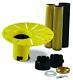 Installation Kit For Freestanding Bathtub With Black Pipe And Brass Pipes Abs
