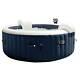 Intex Purespa 4 Person Outdoor Portable Inflatable Round Hot Tub Bubble Jet Spa