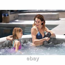 Intex PureSpa Greywood Deluxe 6 Person Hot Tub with 6 Type S1 Filter Cartridges