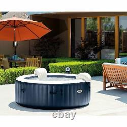 Intex PureSpa Inflatable 4 Person Hot Tub w Bubble Jets & 6 S1 Filter Cartridges