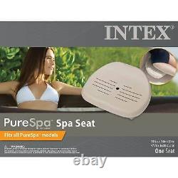 Intex PureSpa Inflatable Bubble Jets 6 Person Hot Tub and Seat Inserts (2 pack)