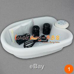 Ion Ionic Detox Foot Bath Cleanse Spa Machine With Tub +2 Arrays + 10 Tub Liners