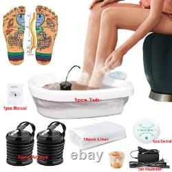 Ionic Detox Foot Bath Cleanse Spa Ion Kit Machine WithTub Basin Array For Home