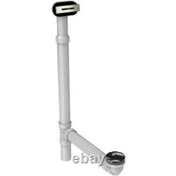 Jacuzzi Toe Tap Drain Assembly and linear overflow for Elara and Linea bathtubs