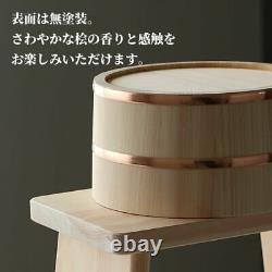 Japanese hinoki cypress bath tub and bath set Bath Stool & Oke Japanese style