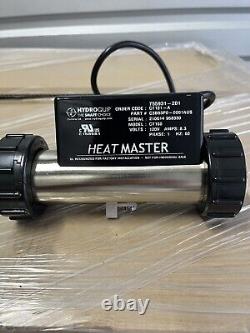 Jetted Bathtub Heater Hydro-Quip Heat Master In-Line Pressure, 1.5KW, 120volts
