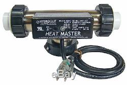 Jetted Bathtub Heater Hydro-Quip Heat Master Tee Style 1.5KW Output, 120volts