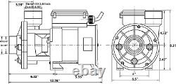 Key Lander Hot Tub Bath Pump Motor. (WBC150)