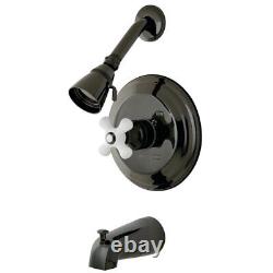 Kingston Brass NB3630PX Water Onyx Pressure Balanced Tub & Shower Faucet with