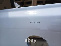 Kohler K-506-0 Mendota Collection 60 Alcove 3 Wall Soaking Bathtub Right Drain