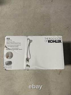 Kohler Vibrant Polished Nickel 1 Handle Round Bathtub and Shower w Faucet Valve