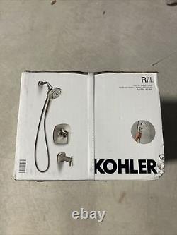 Kohler Vibrant Polished Nickel 1 Handle Round Bathtub and Shower w Faucet Valve