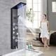 Led Shower Panel Tower Rain&waterfall Massage Body System Tub Stainless Steel