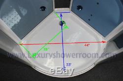 LUXURYSHOWERROM L90S08S-HD (HEAVY DUTY) STEAM SHOWER Corner 36 x 36 x 84