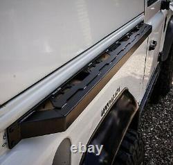 Land Rover Defender 110 Stainless Steel Tub Sliders Uproar 4x4