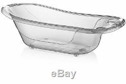 Large 50 Litre Aqua CLEAR Transparent Baby Bath Tub