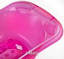Large 50 Litre Aqua PURPLE Clear Transparent Baby Bath Tub