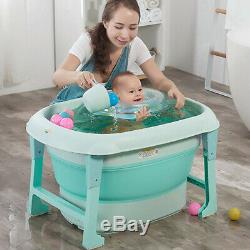Large Baby Tub Children Folding Baby Bath Tub Can Swim Newborn Supplies Children