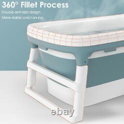 Large Bathtub Water Tub Folding Adult Spa Bath Bucket Indoor Home Barrel Soak US