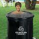 Large Ice Bath Tub For Athletes Outdoor Portable Bathtub 8217 Black With Lid