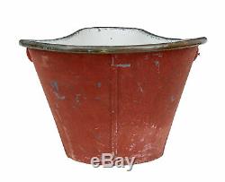 Late 19th Century Painted Copper And Tin Bath Tub