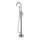 Lexora Free Standing Bathtub Filler/faucet With Handheld Showerwand Brushed