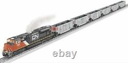 Lionel Legacy Canadian National Bathtub Coal Train Car Set 6-31787 Diesel Engine