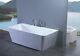 Luxury Solid Surface Contemporary Modern Bathtub 63 Luciano