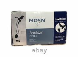 MOEN Brecklyn Single-Handle 6-Spray Tub and Shower Faucet Matte Black