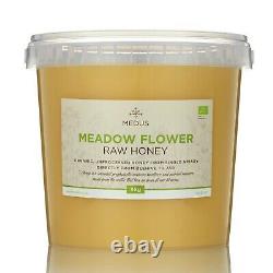 Meadow RAW Organic Honey 6kg Pure Unpasteurized 100% NATURAL 2x 3kg tubs