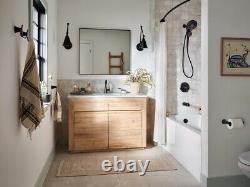 Moen 82310bl Mikah Tub & Shower Faucet Kit With Hand Shower & Valve Matte Black