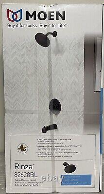 Moen Rinza 1-Handle Single Function Tub and Shower Faucet in Matte Black 82628BL