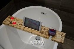 Mother Day Bath Caddy Tray Bathtub Board Shelf Wine Tablet Holder birthday gift