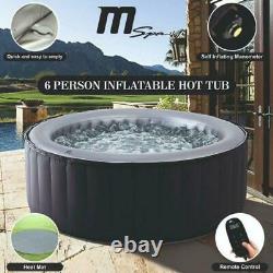Mspa 2019 Silver Cloud 6 Bathers Bubble Portable Inflatable Hot Tub Refurbished