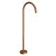 New Free Standing Bath Tub Spout Polished Rose Gold Freestanding Spout Filler