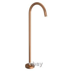 NEW Free Standing Bath tub spout polished rose gold Freestanding spout filler