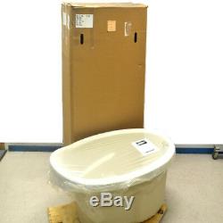 NEW Jetta E15-6528NJ Advantage Biscuit Compact Self-Rimming Oval Bath Tub