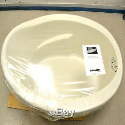 NEW Jetta E15-6528NJ Advantage Biscuit Compact Self-Rimming Oval Bath Tub