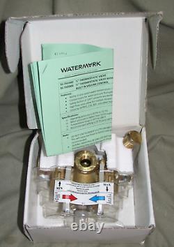 NEW Watermark SS-TH1000 1/2'' Thermostatic Valve Hot Cold Tub Shower Mixer Bath