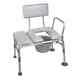Nw Handicap Padded Seat Transfer Chair Bench Commode Toilet Bath Room Shower Tub