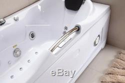 New 1 Person Jetted Whirlpool Massage Hydrotherapy Bathtub Tub Indoor White