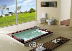 New 27 Jet Indoor 2 Person Whirlpool Hydrotherapy Massage Spa Bathtub Tub 3 PUMP
