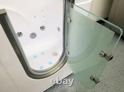 New 54 Computerized Hydrotherapy Whirlpool Air/Water Jetted Walk-In Spa Bathtub