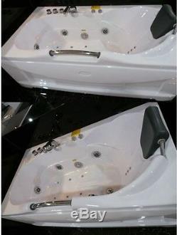 New Jetted Whirlpool Hydrotherapy Bathtub Bath Tub with Heat Radio Chromatherapy