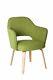 New Kim Tub Visitors Office Chair Lounge Armchair Bedroom Chairs Green Fabric